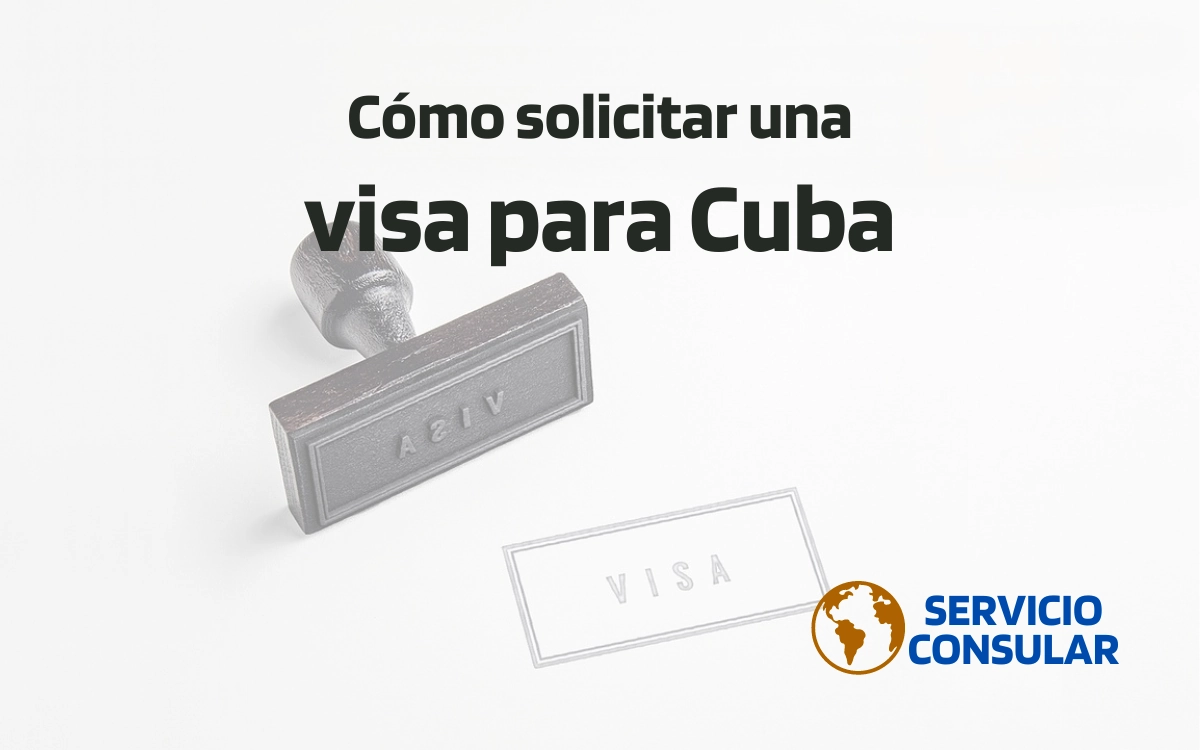 Visa para Cuba desde Estados Unidos Turismo, A2, HE11